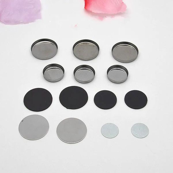 Conjuntos 100pcs Vazio Magnético para DIY Sombra Sombra Maquiagem Pó Fundação Recarga Paleta Batom Blush Pans
