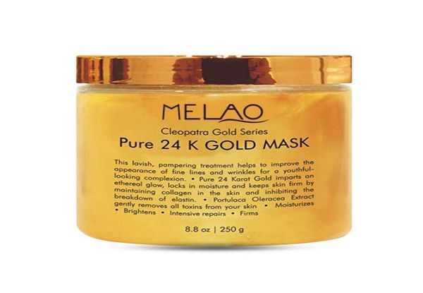 MELAO Pure 24K Gold Collagen Blackhead Remover Off Mascarilla facial Limpiador de piel facial Care2653425
