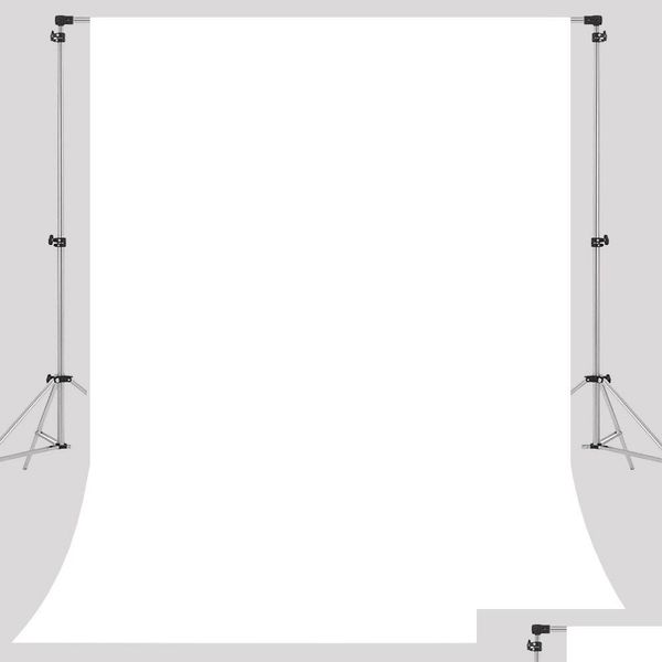 Hintergrundmaterial P-Ographie-Studio-Hintergrund Sn Tuch Vinylstoff 0,9 x 1,5 m/1,5 x 2,1 m/1,8 x 2,5 m/1,8 x Weiß für Kamera O Drop Deliver Dhfwu