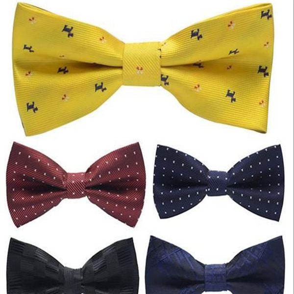 Yeni Aksesuarlar Bütün Erkek ve Kadın Moda Kravat Düğün Damat Yay Düğümü Yeni İngiliz Stil Takım Resmi Bow Tie 6cm 12cm269n