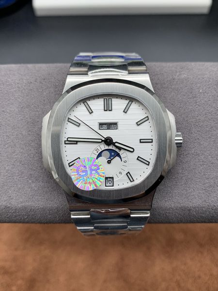 Гриф фабрики мужские часы роскошные часы сапфировые стеклянные 42 -мм автоматические механические калифорний