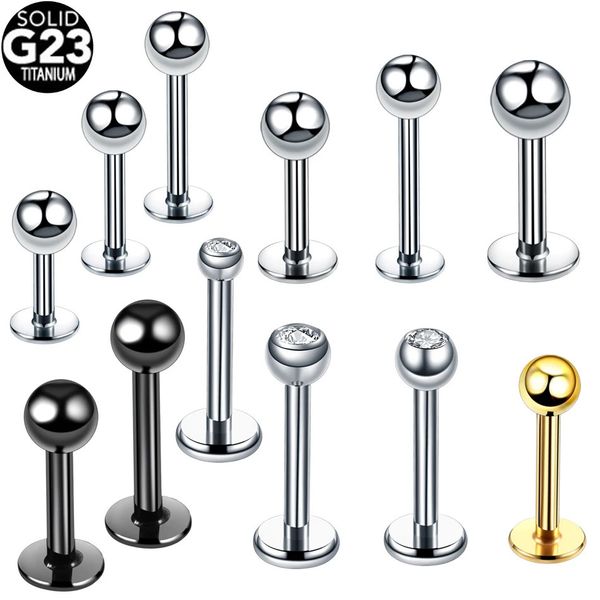 50 pzlotto anelli per labbra piercing labret orecchio trago piercing cartilagine stud gioielli per il corpo 240110