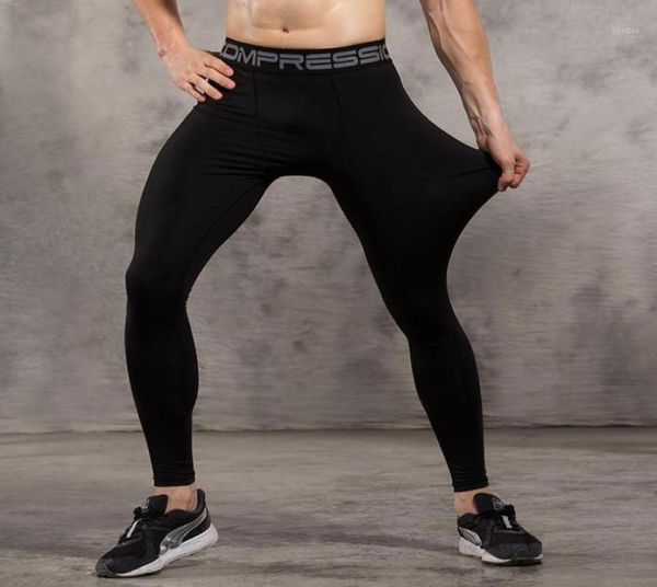 Koşu Pantolon Vansical Mens Sıkıştırma Tayt Cilt Jogging Jogger Fitness Egzersiz Spor Salonu Atletik Uzun Pantolon Spandex Hızlı Dry14511507