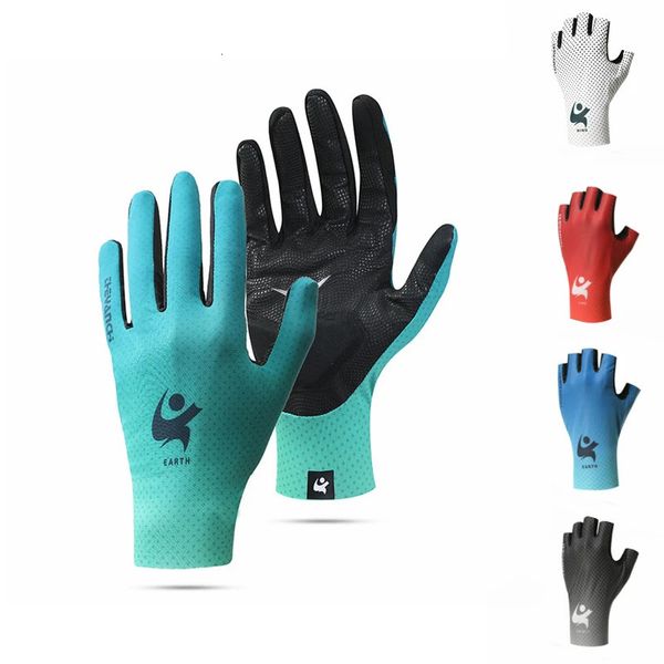 Sommer Männer Radfahren Handschuhe Atmungsaktive Fahrrad Handschuhe Frühling Nicht-slip Frauen Motorrad MTB Fitness Volle Finger Fahrrad Angeln Handschuhe 240111