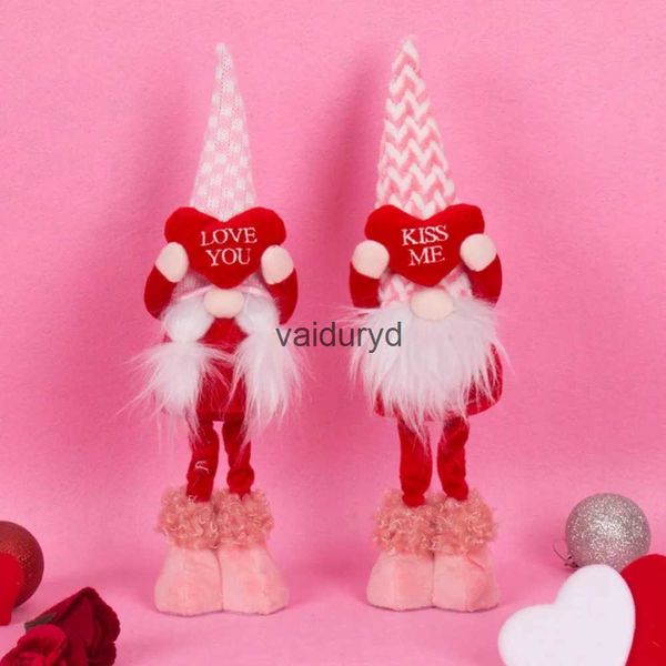 Objetos decorativos estatuetas gnome sem rosto boneca de pelúcia para casamento natal decorações do dia dos namorados casa ornamento de mesa natal presentes de ano novovaiduryd