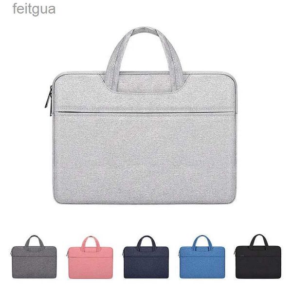 Dizüstü Bilgisayar Kılıfları Sırt Çantası Viviration Defter Defter Pouch Polyester Su Geçirmez Torba Dizüstü Bilgisayar Kılıfı 13.3 14.1-15.4 15.6 Chromebook Tutamak Funda Portatil Bolsas YQ240111