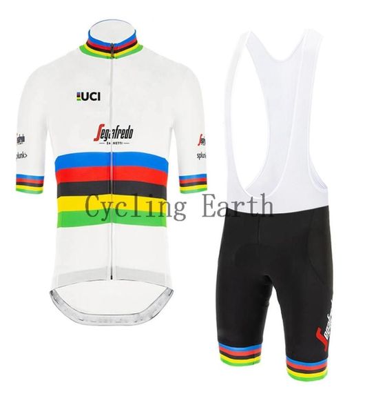 2020 UCI Kurzarm Set Radfahren Trikots Sommer Fahrrad Kleidung MTB Fahrrad Kleidung Maillot Sport Wear Racing1708891