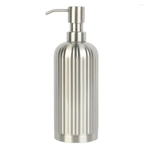 Aufbewahrungsflaschen, nützliches Shampoo-Glas, großes Fassungsvermögen, Unterverpackung, Edelstahl-Handpresse, Lotion, leere Flasche