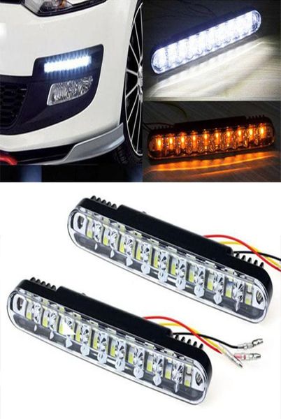 2x 20 LED Auto Tagfahrlicht DRL Tageslicht Kopf Nebel Lampe Drehen Einzelne Lichter Auto 12V Wasserdicht für Anhänger SUV Lkw6947261