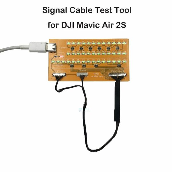 Accessori Dispositivo per strumento di test del cavo del segnale della linea di trasmissione PTZ della telecamera cardanica per parti di riparazione DJI Mavic Air 2S