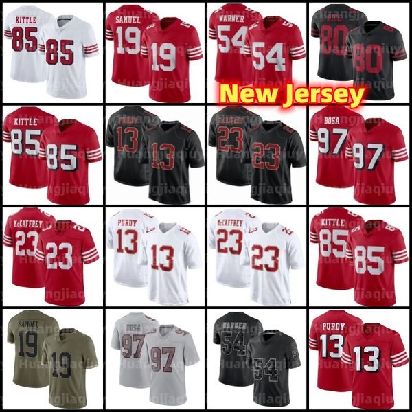 Brock Purdy Christian McCaffrey Deebo Samuel Futbol Jersey George Kittle Brandon Aiyuk Nick Bosa Trent Williams Fred Warner Steve Chase Young Jake Moody