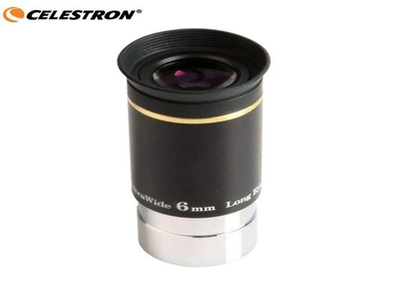 Celestron 66 градусов сверхширокий 6 мм окуляр телескопа Uw6mm широкоугольный окуляр окуляр астрономического телескопа 125 дюймов5029081