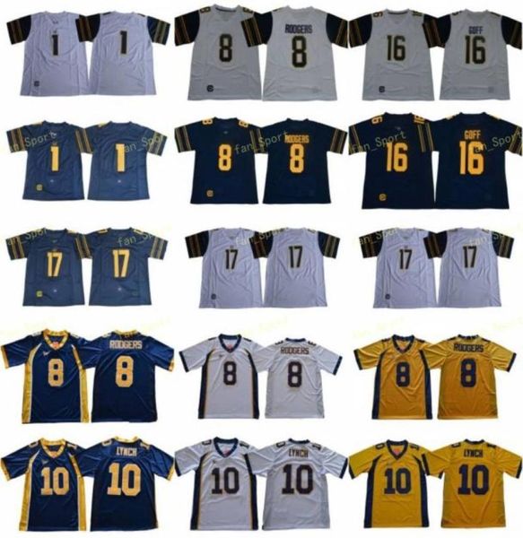 Orso d'oro della California 8 Aaron Rodgers Jersey College 1 DeSean Jackson 10 Marshawn Lynch 17 Vic Wharton III Melquise Stovall 16 Jared Goff6437608