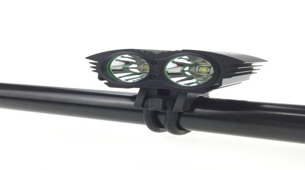 Luz led para bicicleta 5000 lúmens, lâmpada 2x cxmt6, farol para bicicleta, carregador de bateria 6496375