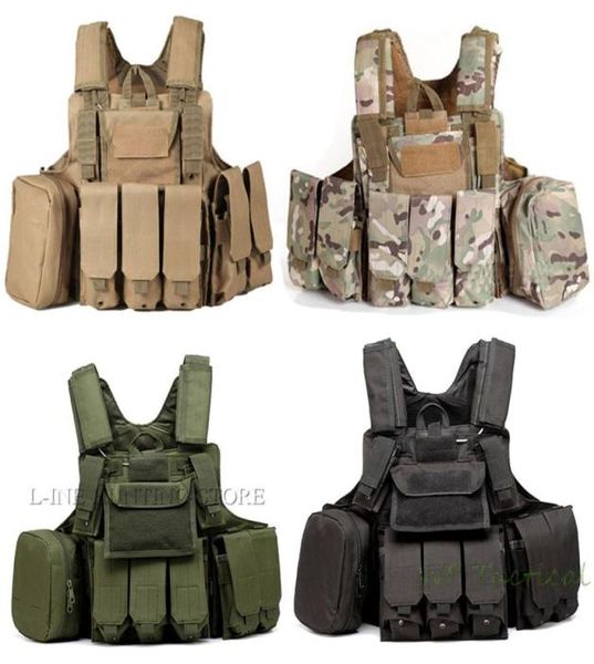 Gilet tattico Molle CIRAS Paintball Combat Rilasciabile Armor Plate Carrier Strike Hunting MagPouch Rig Vest5823639