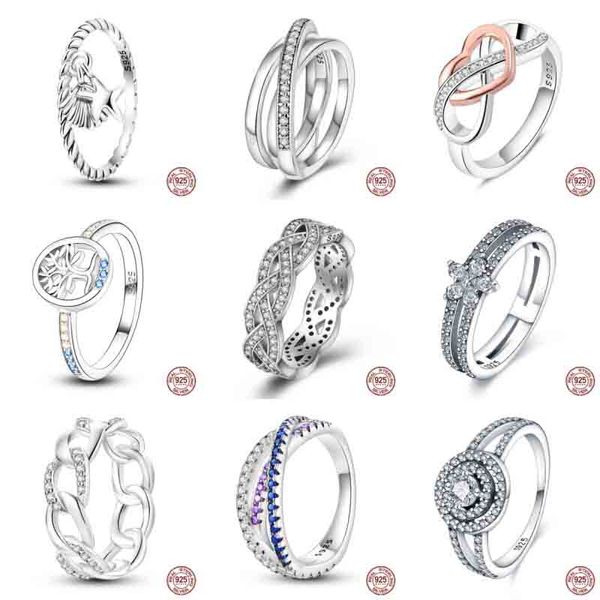 Ringe Für Frauen 100% 925 Silber Großhandel Twisted Snake Ringe Luxus Rose Gold Stapelbare Ringe Hochzeit Party Verlobung Schmuck