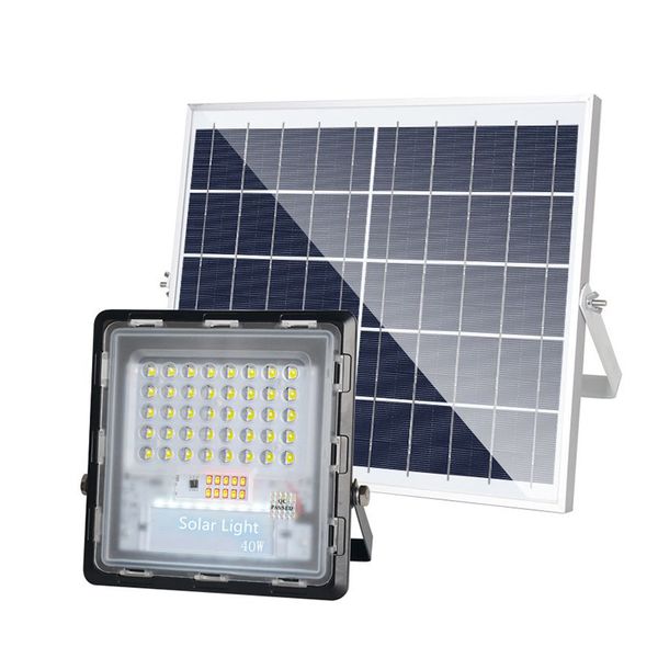 Proiettore solare JD 40W 70W 120W 200W 300W Faretto solare Lente trasparente Illuminazione esterna impermeabile