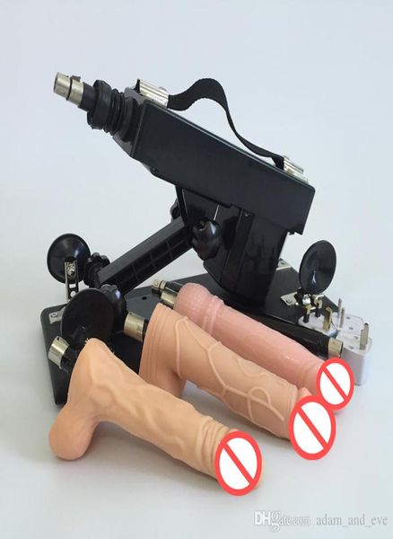 Máquina de sexo multifuncional com acessórios vibrador pênis realista masturbação feminina máquinas sexuais brinquedos sexuais para mulheres3524866