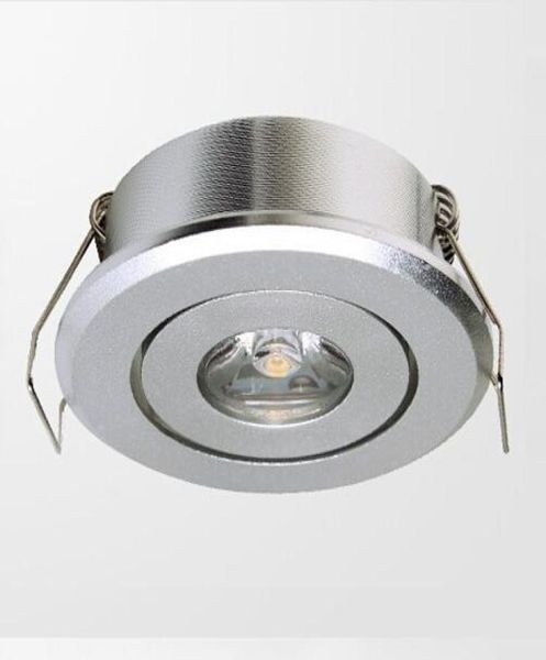 1 W 3 W Mini-LED-Downlight, runde Deckenstrahler, 110 V, 220 V, LED-Flächenleuchte, Einbauleuchte aus Aluminium, Warmweiß 1458400