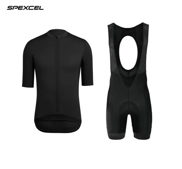 Set SPEXCEL PRO TEAM AERO Maglia da ciclismo e pantaloncini con bretelle per maglia in tessuto miti Italia taglio Race Set con bretelle di alta qualità per corse lunghe