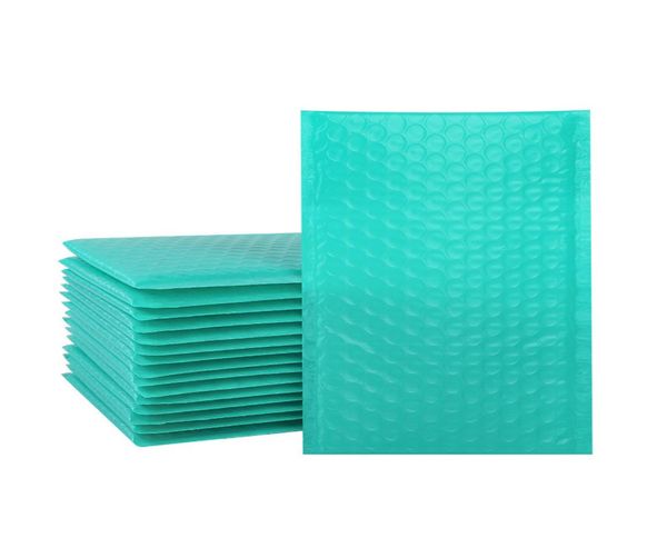 Envelopes acolchoados com plástico bolha azul, envelopes acolchoados com selo automático, 13x18cm, sacos de presente com forro de bolha, xbjk21029378049