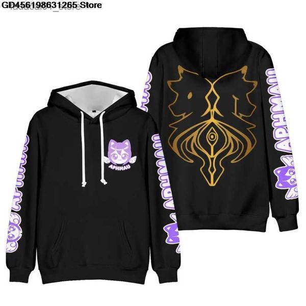 Erkek Hoodies Sweatshirts Aphmau Hoodies Aaron Fermuar Varsity Ceket Merch Hoodie Crewneck Sweater Merch Erkekler/Kadınlar Kpop Sweatshirt Kawaii Kids Topsq240111