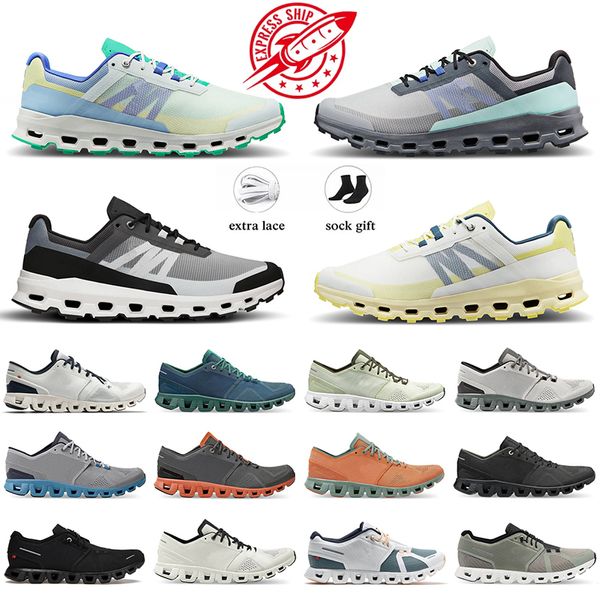 2024 Casual Clo Running Shoes Designer Sapatos Homens Mulheres Top Quality Cinza Pêssego Clo Preto Escuro Marinho Amarelo Mint Verde Trainer Sneaker EUR 36-45