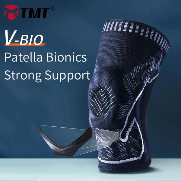 Pads TMT 3D Knee Brace Pad per artrite sportiva Kneepads Support Gym Volyball Joints Basketball Basket Bike Bike Patella Protector 1PC