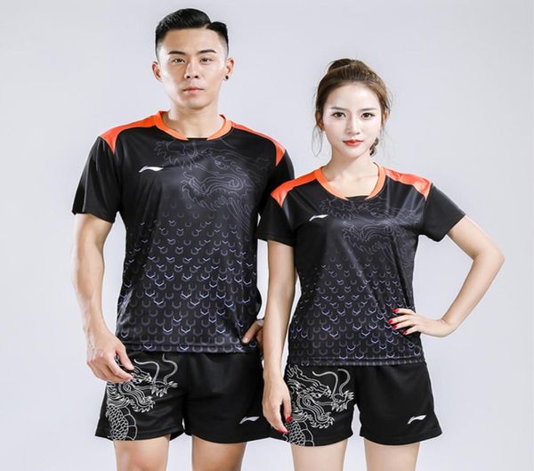 2018 China LiNing Tischtennis-Shirt Herren Ma Long Jerseys Tischtennis-T-Shirt Tischtennis-Teamkleidung4456762