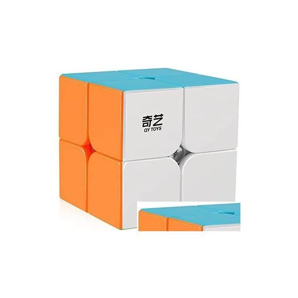 Magic Cube Cubos Brinquedos Puzzle Jogo 2X2 Velocidade Stickerless Girando Rapidamente Suavemente Jogos de Inteligência Gota Entrega Presentes Puzzles Dhbxa