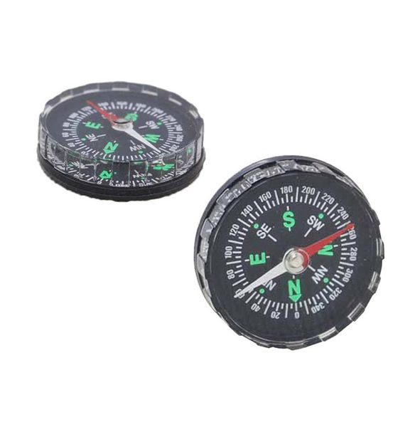 Outdoor-Gadgets Mini-Taschen-Kompass mit flüssigkeitsgefülltem Knopf für Wandern, Camping, Outdoor, Nov219913031