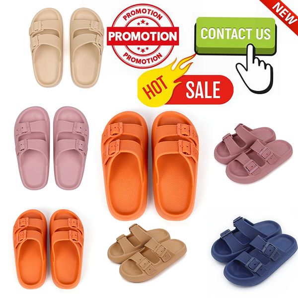 Designer Casual Platform Slides Slippers Heren Dames Lichtgewicht slijtvast antislip ademend rubberen zachte zolen sandalen Platte zomerstrandslipper