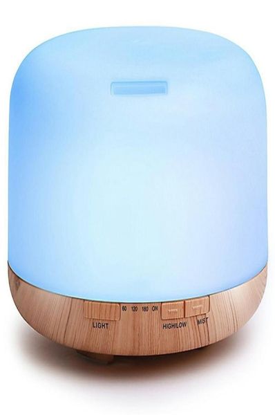 500 ml Ultraschall-luftbefeuchter Ätherisches Öl Diffusor Aroma Lampe Aromatherapie Aroma Diffuser Nebel Maker Für Home Office SPA6149070