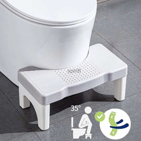 Andere Bad-Toilettenartikel Toiletten-Hockhocker Kothocker Kinder-Töpfchentraining Badezimmerstuhl Rutschfester Fußhocker Multifunktionales Badezimmerzubehör YQ240111