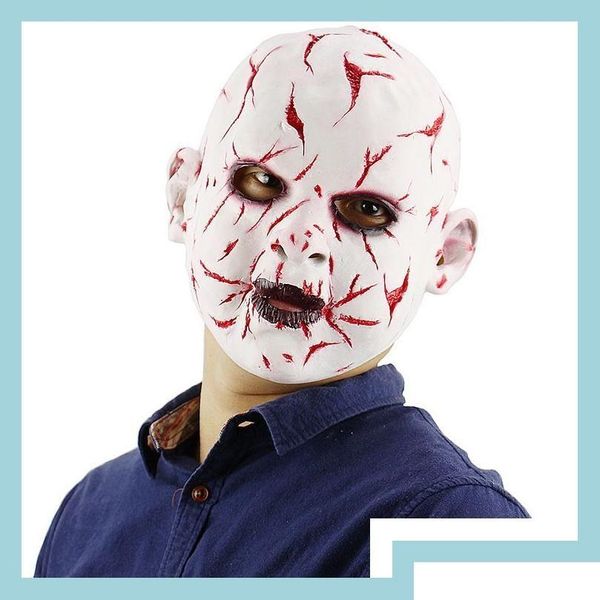 Halloween Spielzeug Spielzeug Bloody Rotten Face Grie Doll Maske Amazon Explosion Außenhandel Latex Horror Kopfbedeckung Kidssunglass Drop Delivery Dhdpf