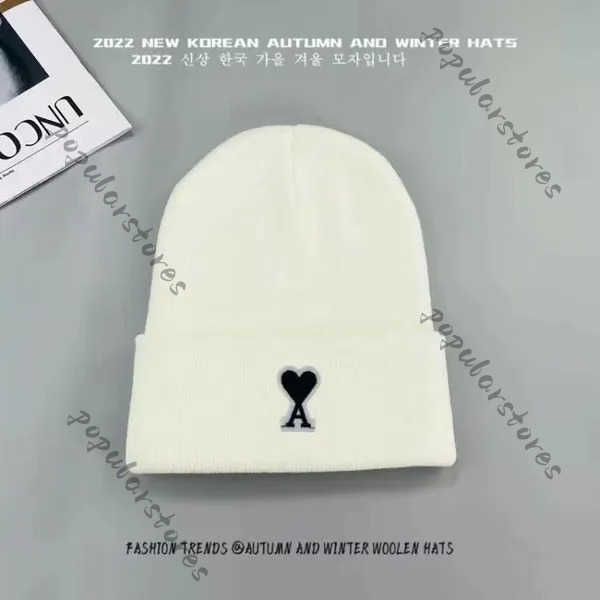 Bonnet de luxe Ami Knit Hat pour femmes Designer Beanie Cap Pull Chapeau pour hommes Cyclisme Chaud Couple Ski Cold Hat Time Limited LTNG