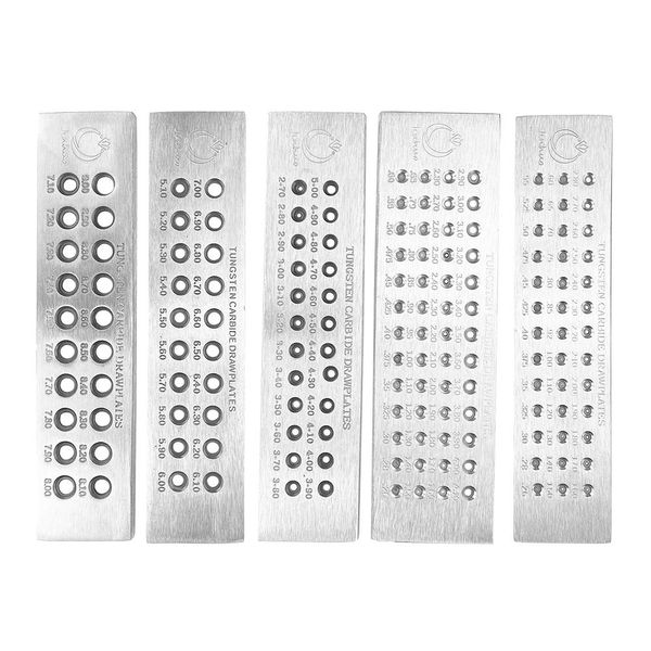 Equipaggiamento tavolino in carburo Tungsten Plassi di filo rotondo Plasso di travattoli di gioielli Strumenti di gioielli Gioielli