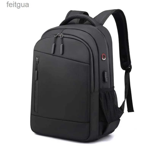 Laptoptaschen-Rucksack Herren-Laptop-Rucksack mit großem Fassungsvermögen, Pendelrucksack, neuer minimalistischer Computer-Taschen-Rucksack, Tablet-Computer-Rucksack YQ240111