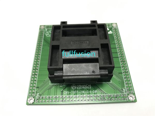 IC51-2164-1887-10 Yamaichi IC Test e Burn In Socket QFP216 TO DIP Adattatore di programmazione Passo 0,4 mm