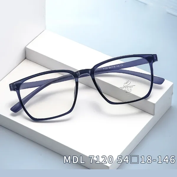 Sonnenbrillenrahmen Ultra Light TR 90 Quadratische Gläser Mode Bequeme Brillen Myopie Hyperopie Astigmatismus Optische verschreibungspflichtige Brillen