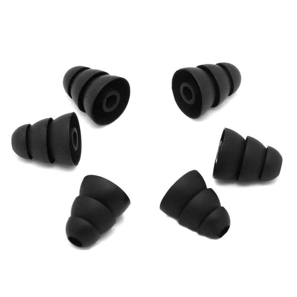 Acessórios para fone de ouvido Sile Earbuds Eartips In-Ear Case Ers Cap Substituição Earbud Bud Tips Earplug Ear Pads Almofada 6 Pçs/lote Drop Del Dhefa