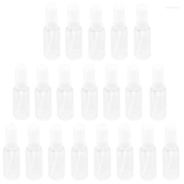 Aufbewahrungsflaschen, 80 Stück, 30 ml (1 Unze), durchsichtige Kunststoff-Nebelsprühflasche, transparent, für Reisen, tragbar, nachfüllbar