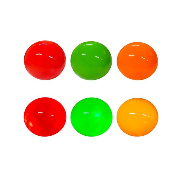 1 pz LED Golf Park Ball allenamento notturno a tre strati LED Light up Glow pallina da golf verde rosso arancione sport all'aria aperta palla da pratica di golf 240110