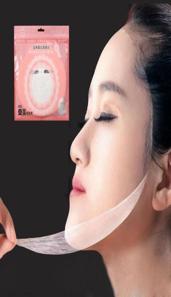 Beauty Full Face Naturseidenmaske Papier Unsichtbare Einweg-DIY-Gesichtsmaske Blatt Gesichtsmasken ZA21631955355