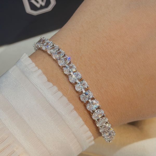 Pulseira designer pulseira de luxo jóias para mulheres homens pulseira de diamante completo diamante brilhante branco zircão espessura pulseira de ouro presente de feriado moda estilo hip hop