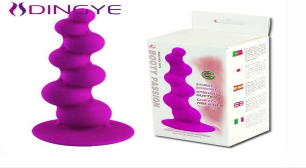 Pretty Love Baile Silicone Grande Brinquedos Sexuais Anal Ventosa Butt Plug Produto Vibrador Para Homens Bi0141585154082