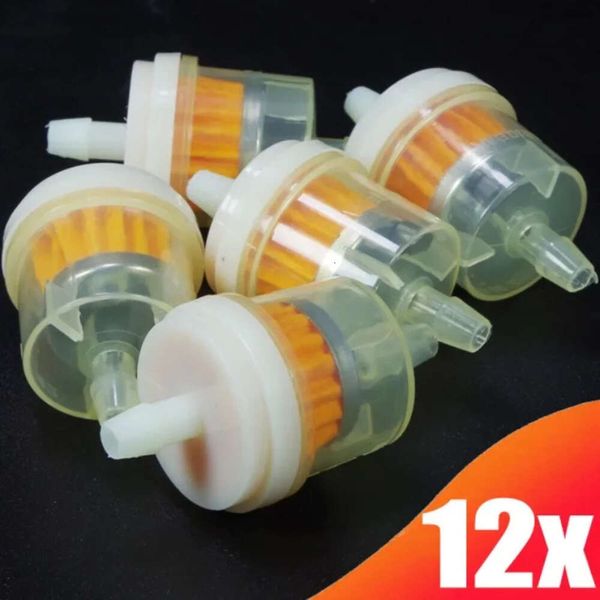 Nuovo 12-3pcs Gas Carburante Benzina Filtro Olio per Auto Dirt Pocket Bike Moto Ciclomotore Scooter Motocross Filtro Carburante Liquido accessori