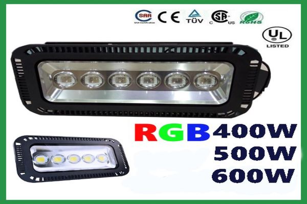 Super Bright Outdoor 400W 500W 600W RGB Led Flood Light Lampada da parete che cambia colore IP65 Impermeabile IR Remote Control9113451