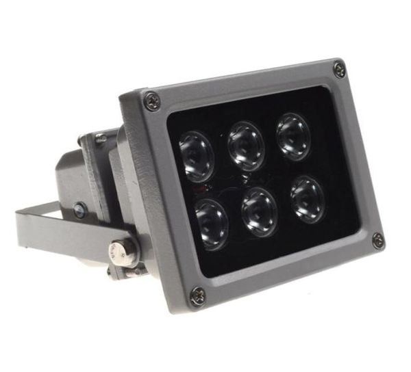 CCTV LED'leri IR Illuminator kızılötesi lamba 6pcs 850nm dizi LED IR açık su geçirmez gece görüşü CCTV Dolgu Işığı CCTV Kamera 9327551