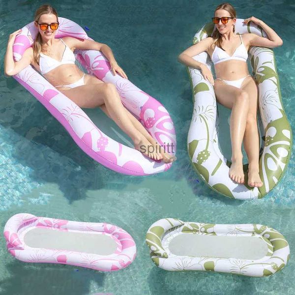 Altre piscine SpasHG Gonfiabile Acqua Amaca Anello da nuoto per adulti Piscina galleggiante Materasso da spiaggia Estate Lago Fiume Divertimento Piscina Giocattolo YQ240111